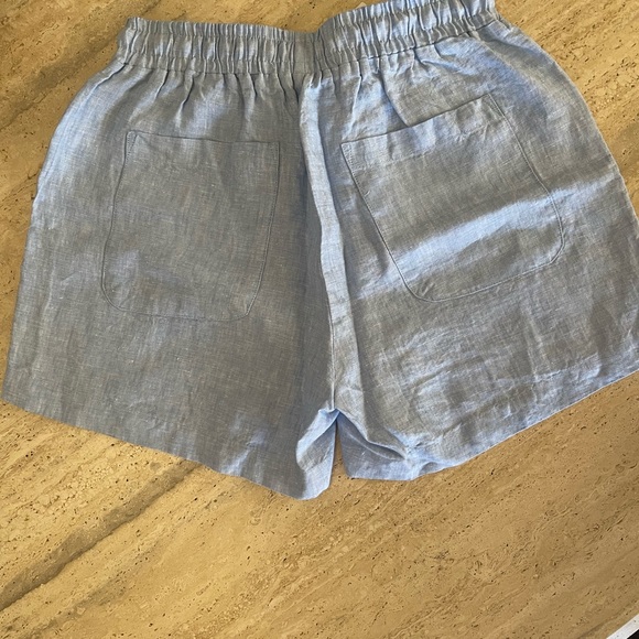 NWT Saks Fifth Avenue linen blend shorts - Picture 3 of 5